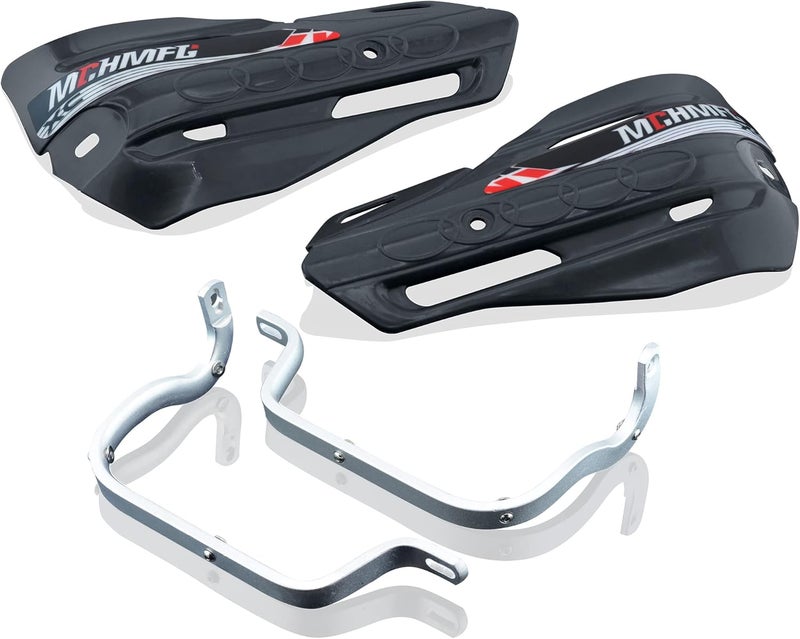 fewfuss Dirt Bike Hand Guards with Grips - Universal Motorcycle Handguards for Pit Bikes ATV Motocross Enduro - Image 3
